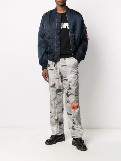 Alpha Industries MA-1 Heritage zip-up bomber jacket