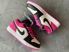 Air Jordan 1 Low Black Active Fuchsia Reps Sneaker CK3022-005