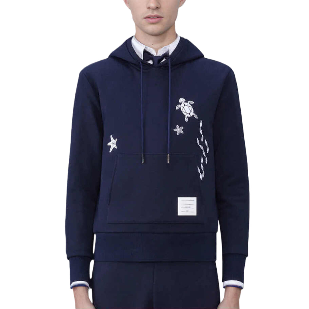 Animal embroidery Hoodie | Thom Browne