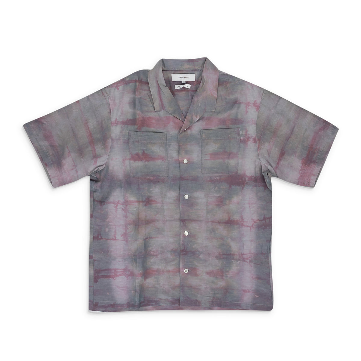 Dyed Italian Collar Shirt