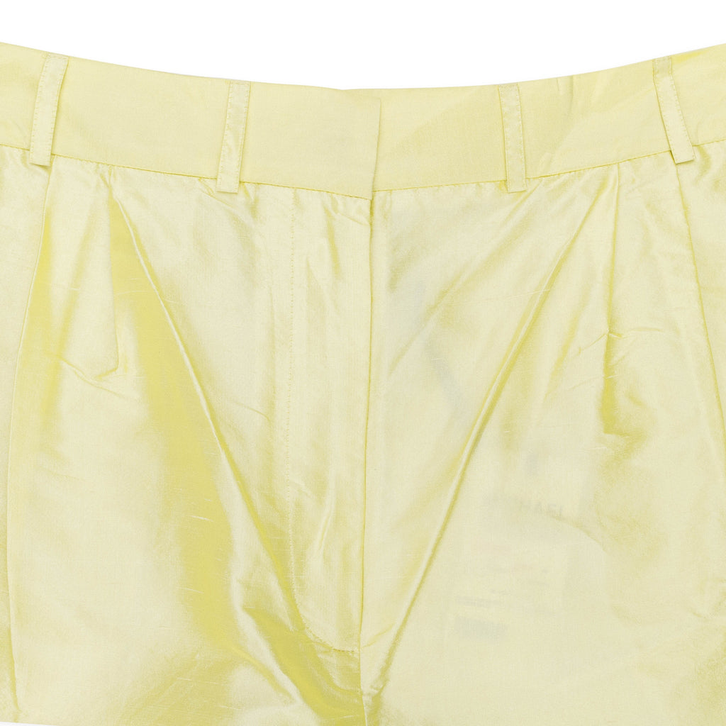 PLEAT YELLOW TROUSER