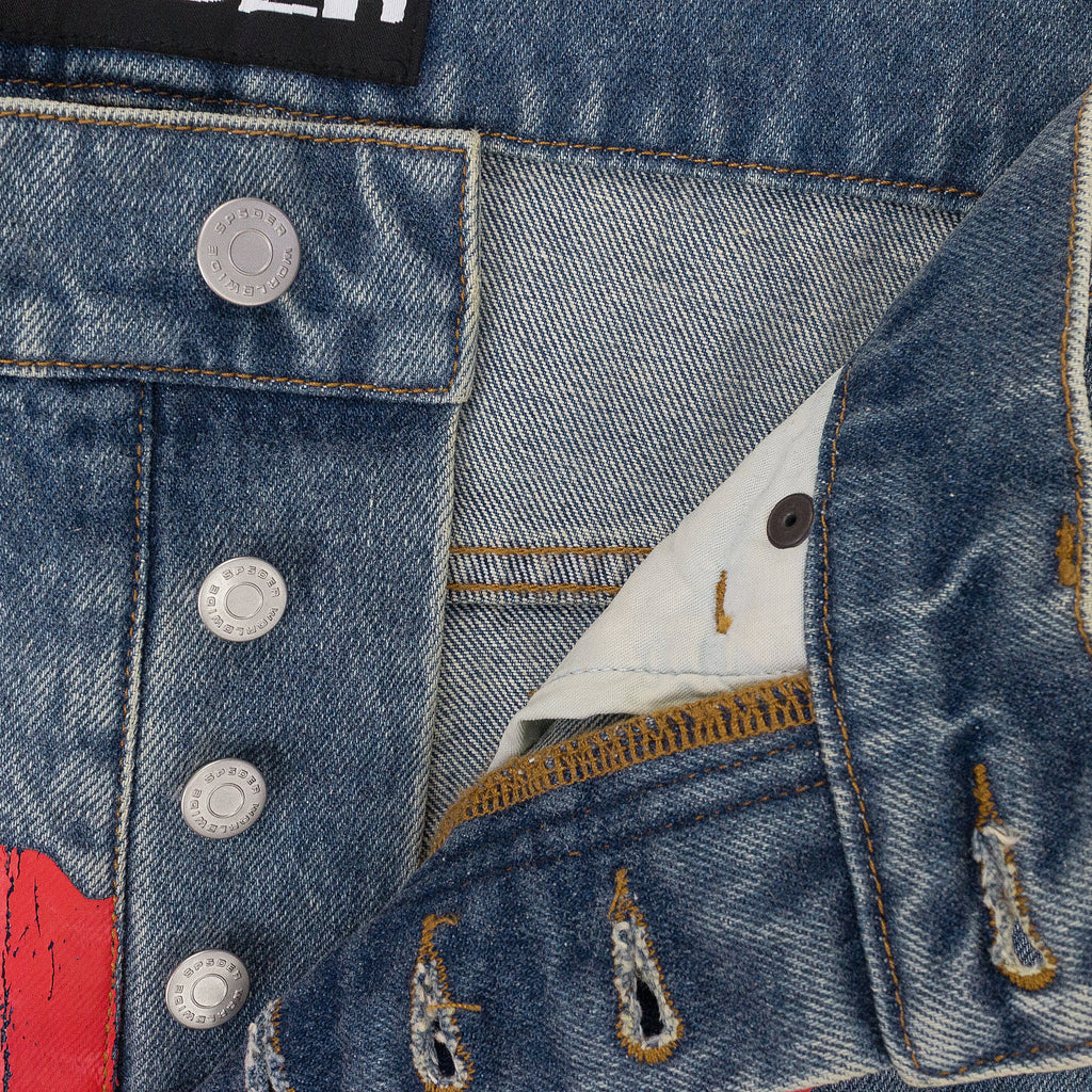 BLUE V3 STRAIGHT-FIT JEANS