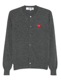 Comme Des Garçons Play logo heart-emblem cardigan