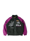 BY PARRA Owl meets rat racing jacket