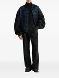 Balmain logo-embroidered roll-neck sweater