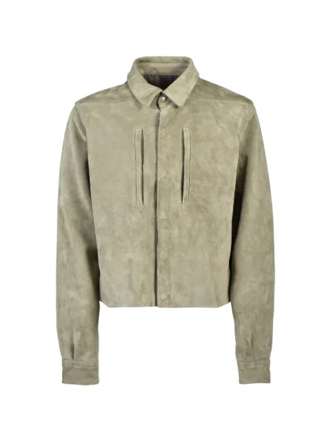 Rick Owens Alice suede panelled jacket