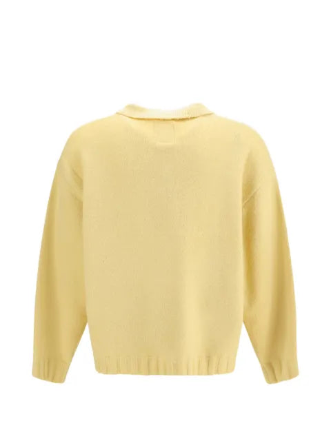 FOUND knit polo sweater