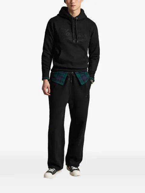 Polo Ralph Lauren logo-embroidered drawstring cotton hoodie