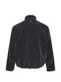 SOLID HOMME velvet-effect jacket