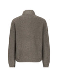 Herno quilted-panel ribbed-knit jacket