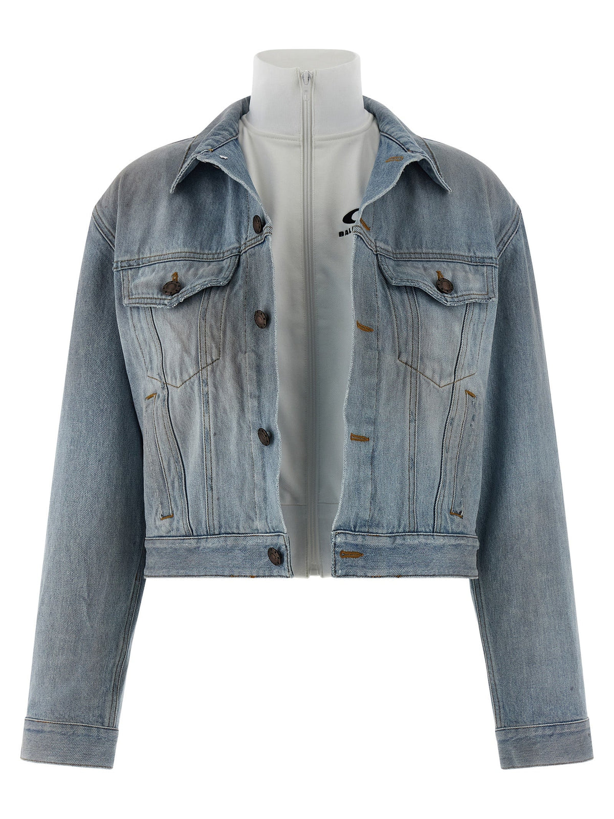 Balenciaga Women Double Layer Jacket