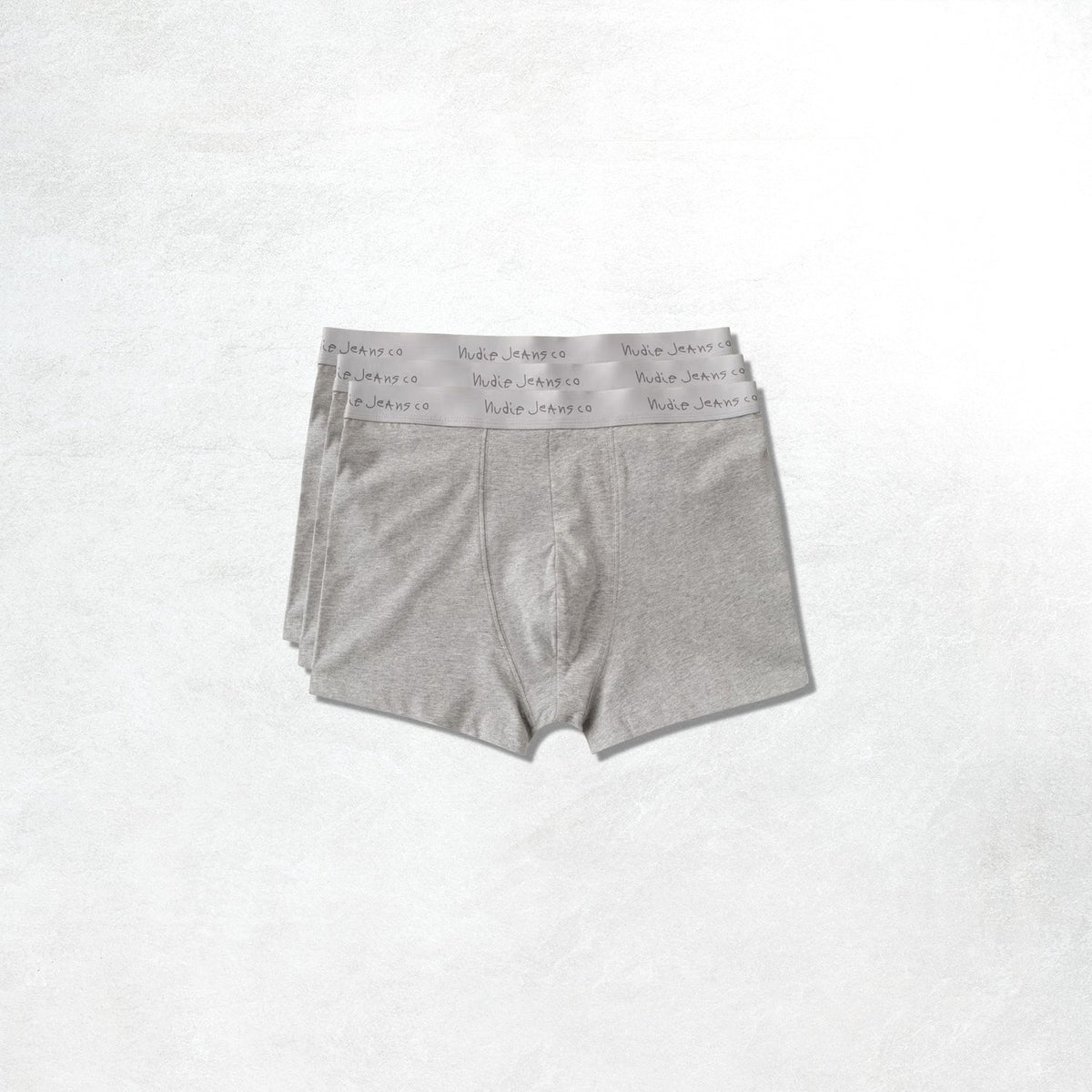 Nudie Jeans Boxer Briefs 3-Pack: Grey Melange