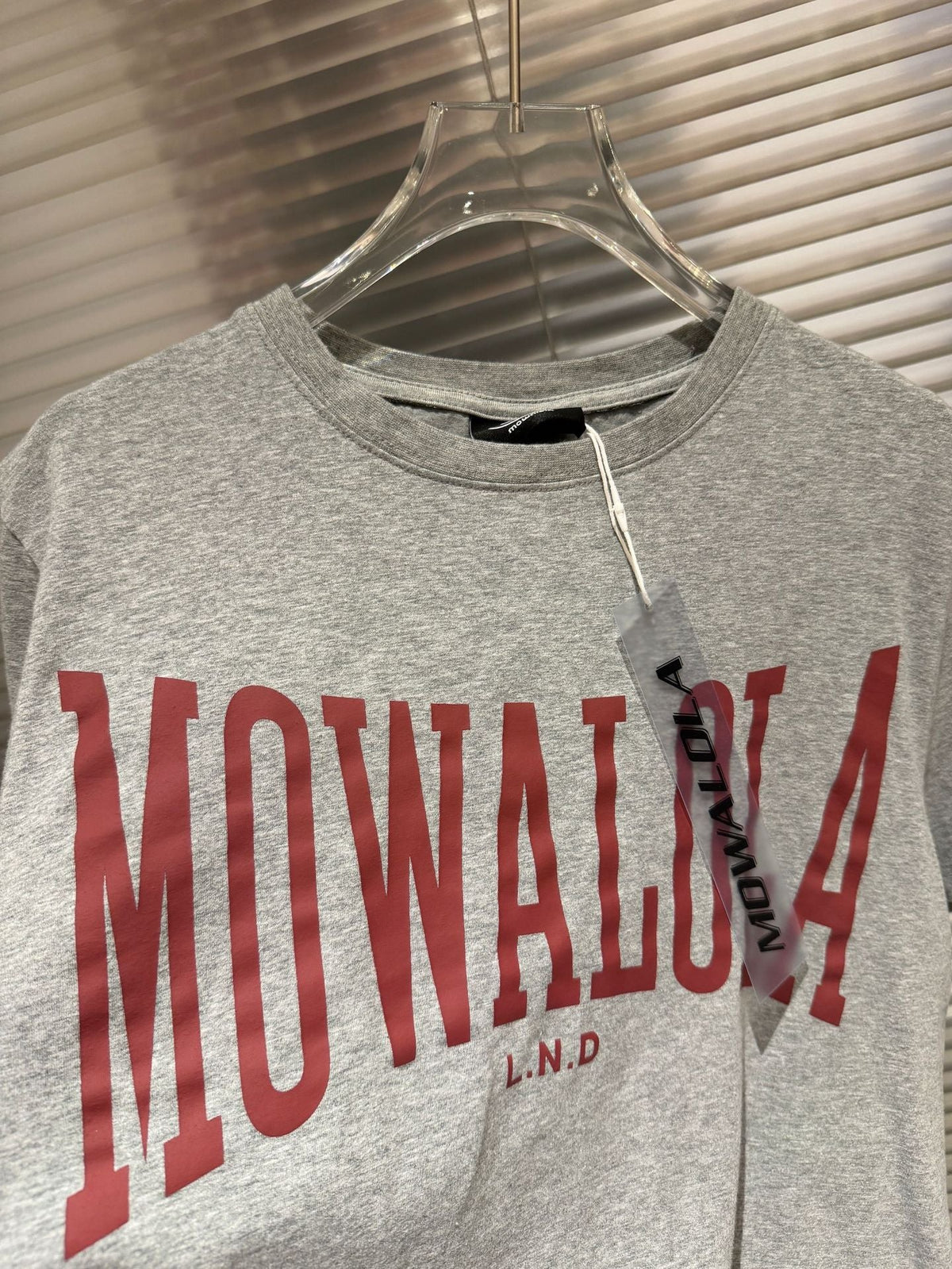 Mowalola Vintage Varsity Letter Graphic Crew Neck T-Shirt Unisex