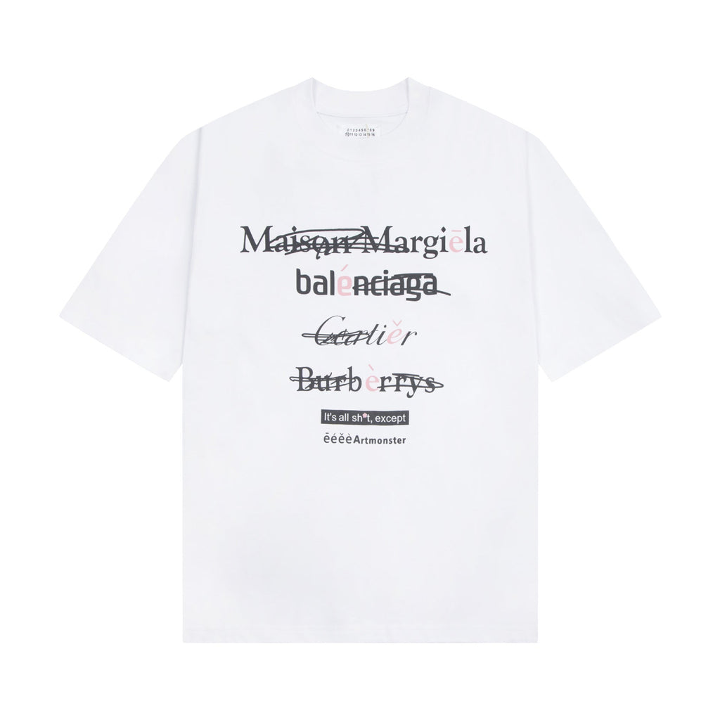 Maison Margiela T-shirt Crew Neck Loose Short Sleeve T-shirt