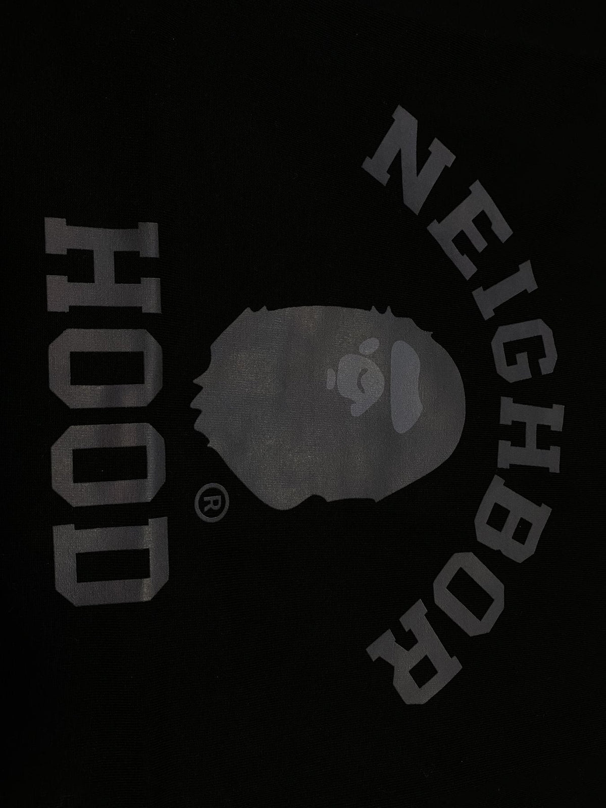 BAPE Neighborhood Hood Ape Head Graphic T-Shirt