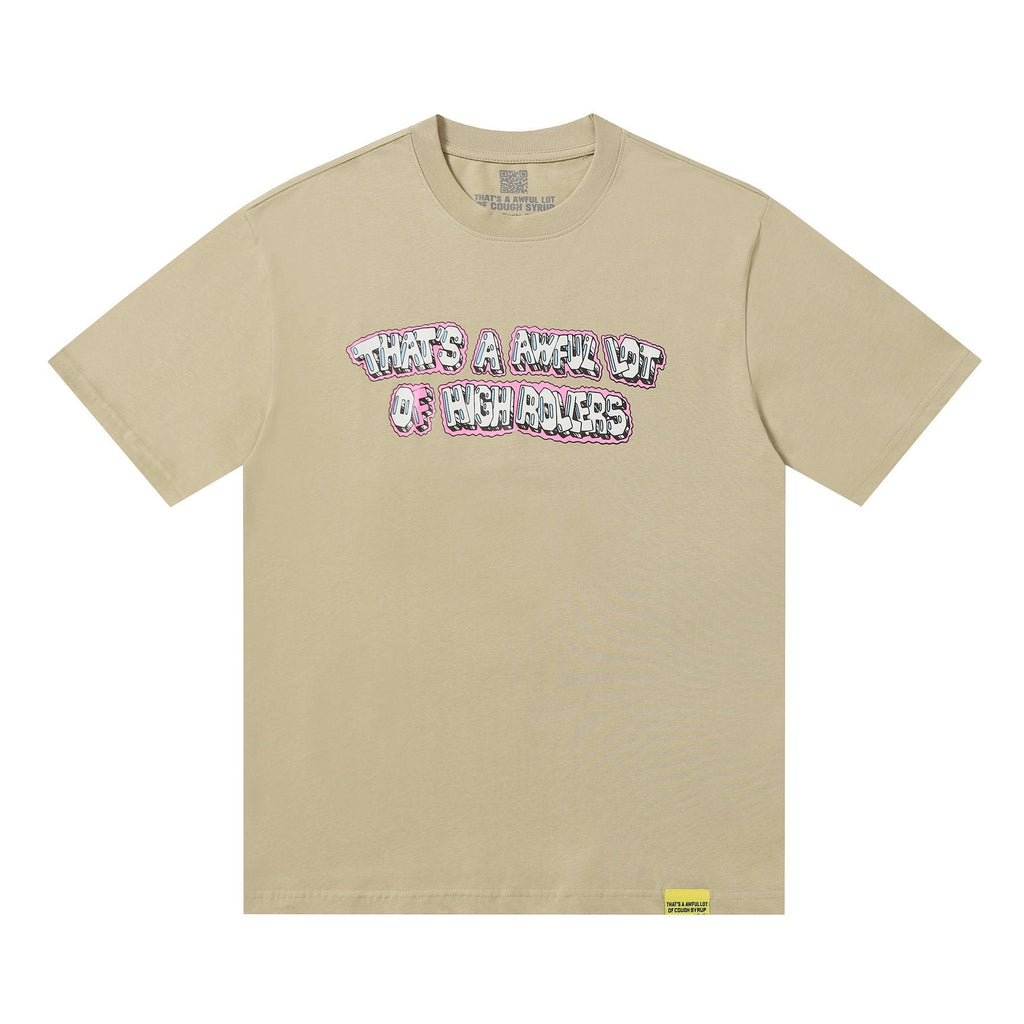 THAT'S A AWFUL LOT OF COUGH SYRUP Khaki Casino Dice Graphic T-Shirt