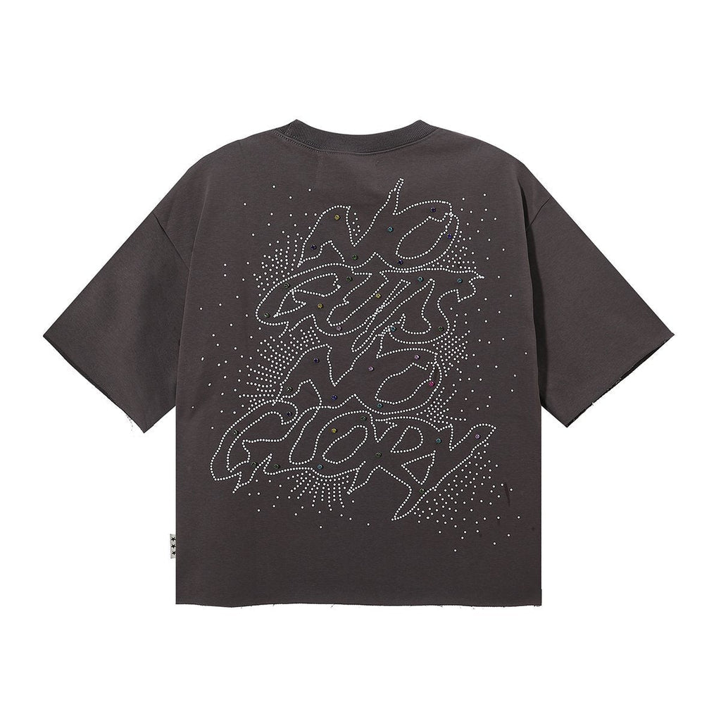 BKYS Revival No Gut No Glory Rhinestone Cropped T-Shirt