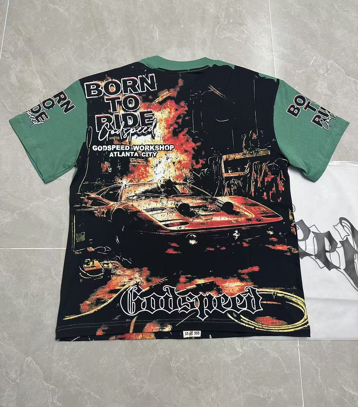Godspeed Born to Ride Graphic T-Shirt
