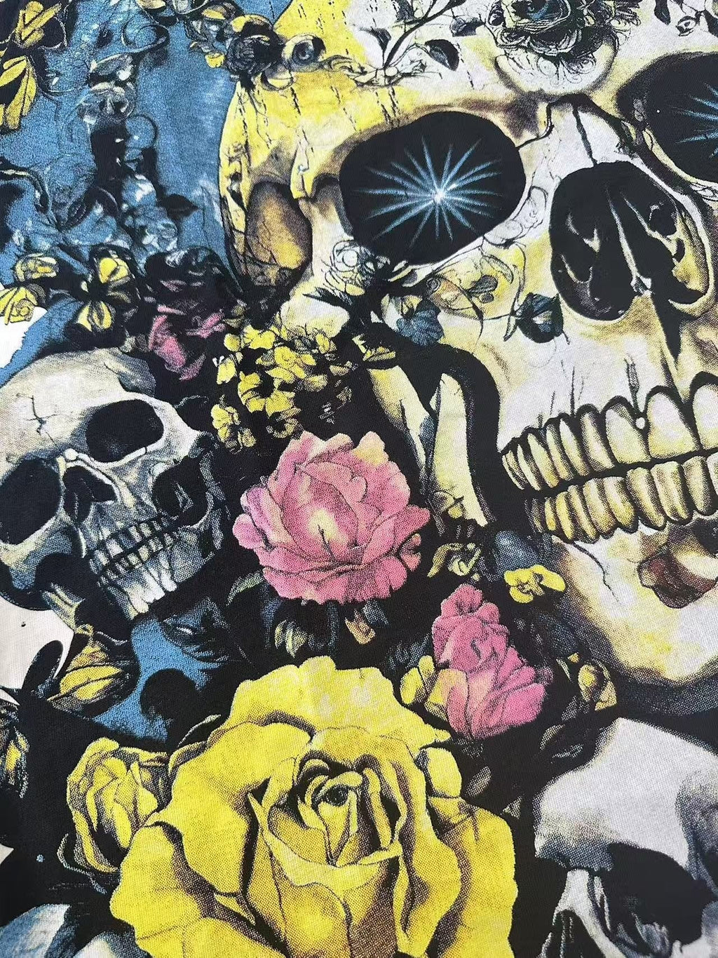 Godspeed Skull Rose Graphic T-Shirt