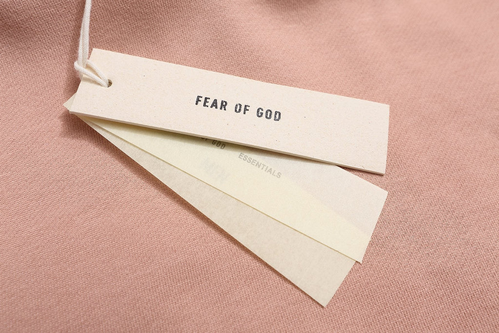 Fear of God Essentials Dusty Pink Hoodie & Pants Matching Set