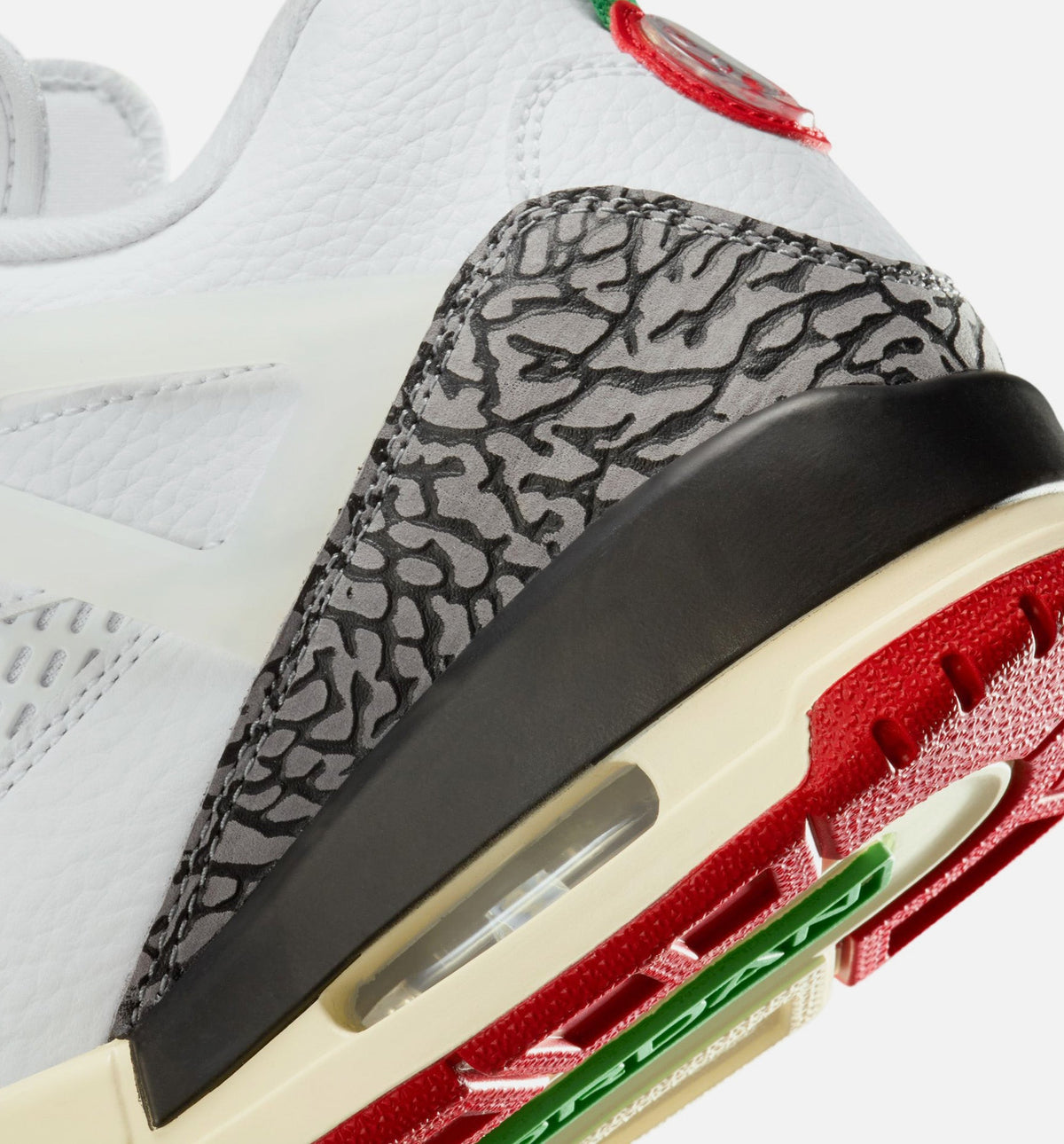 Spizike Low Men's Sneakers - White / Black / Sail / Varsity Red