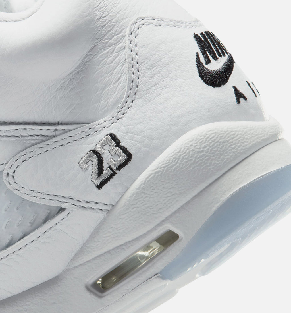Air Jordan 5 Retro OG White Metallic Grade School Shoe - White/Black/Metallic Silver