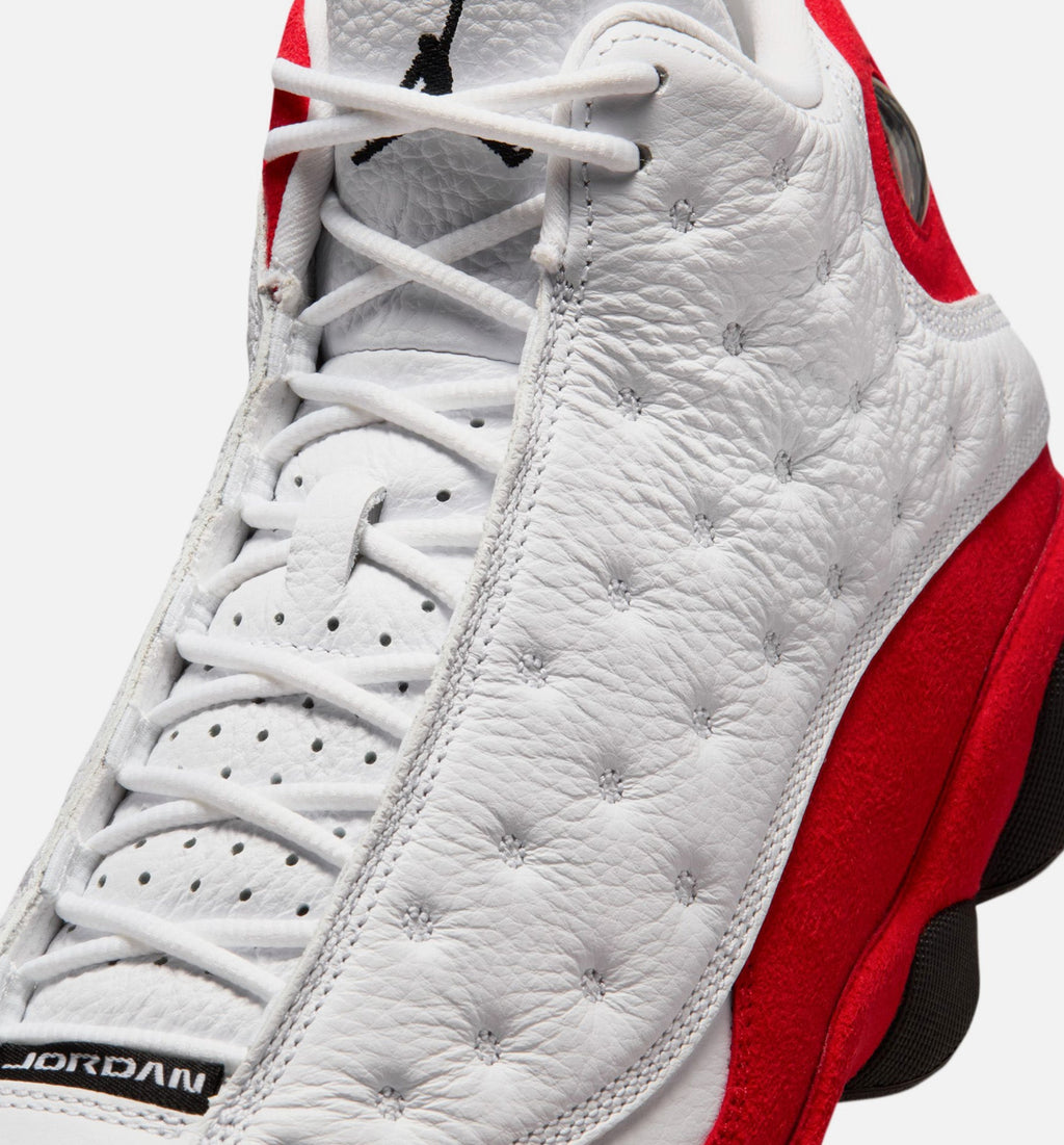 Air Jordan 13 Retro White and University Red Men's Lifestyle Shoe – White/Black/True Red
