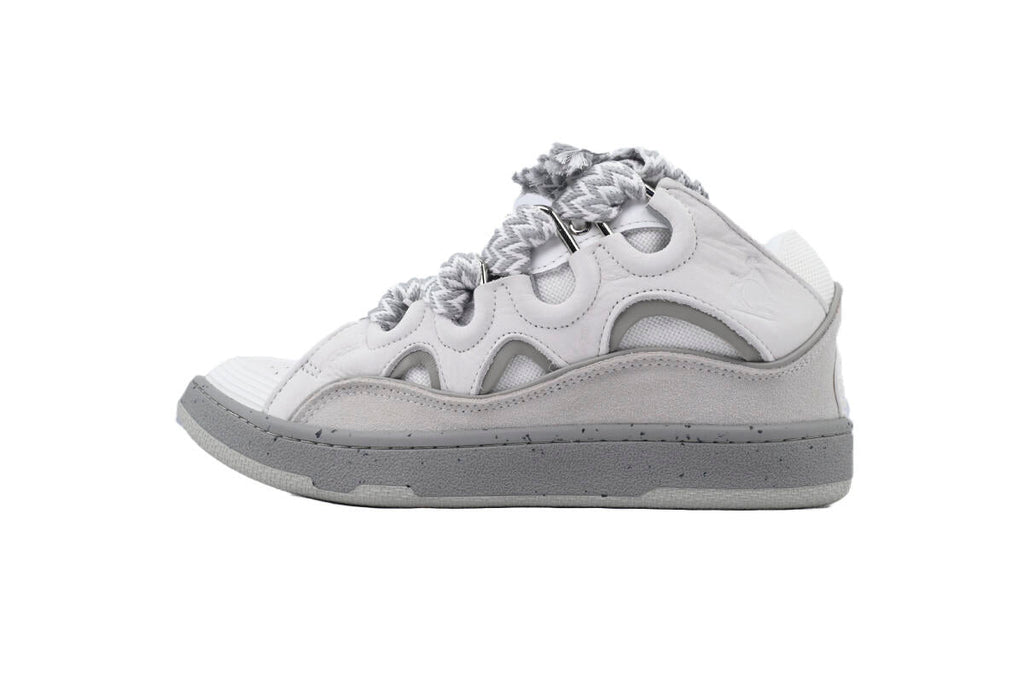 Lanvin Curb Sneakers White Grey
