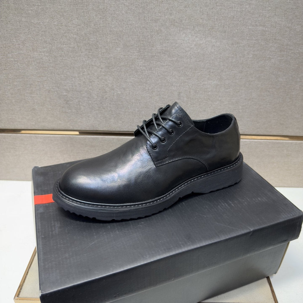 Prada Black Lace-Up Dress Shoes