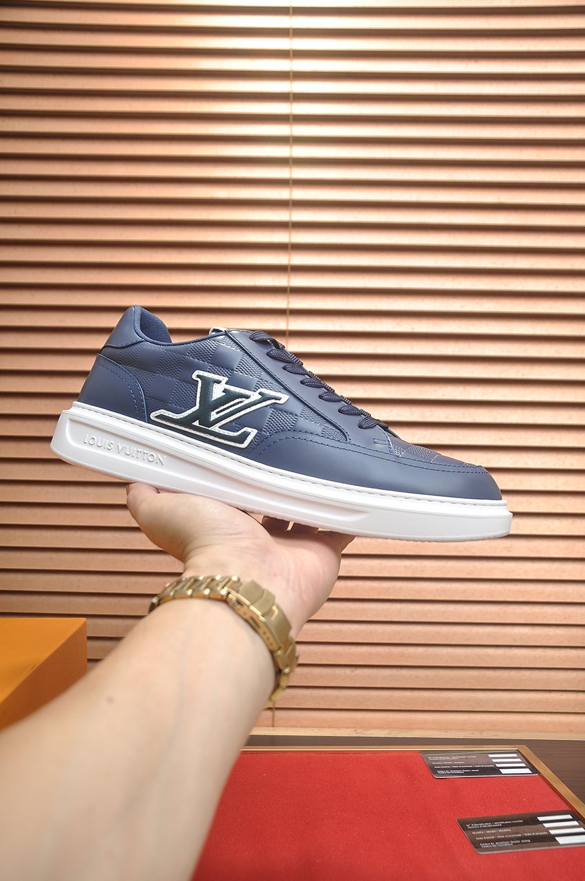 Louis Vuitton Paneled Low-Top Sneakers