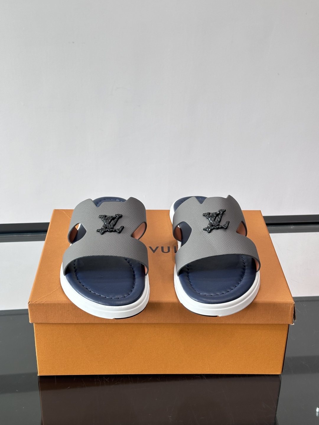 Louis Vuitton Isola Monogram Slide Sandals - Contoured Footbed