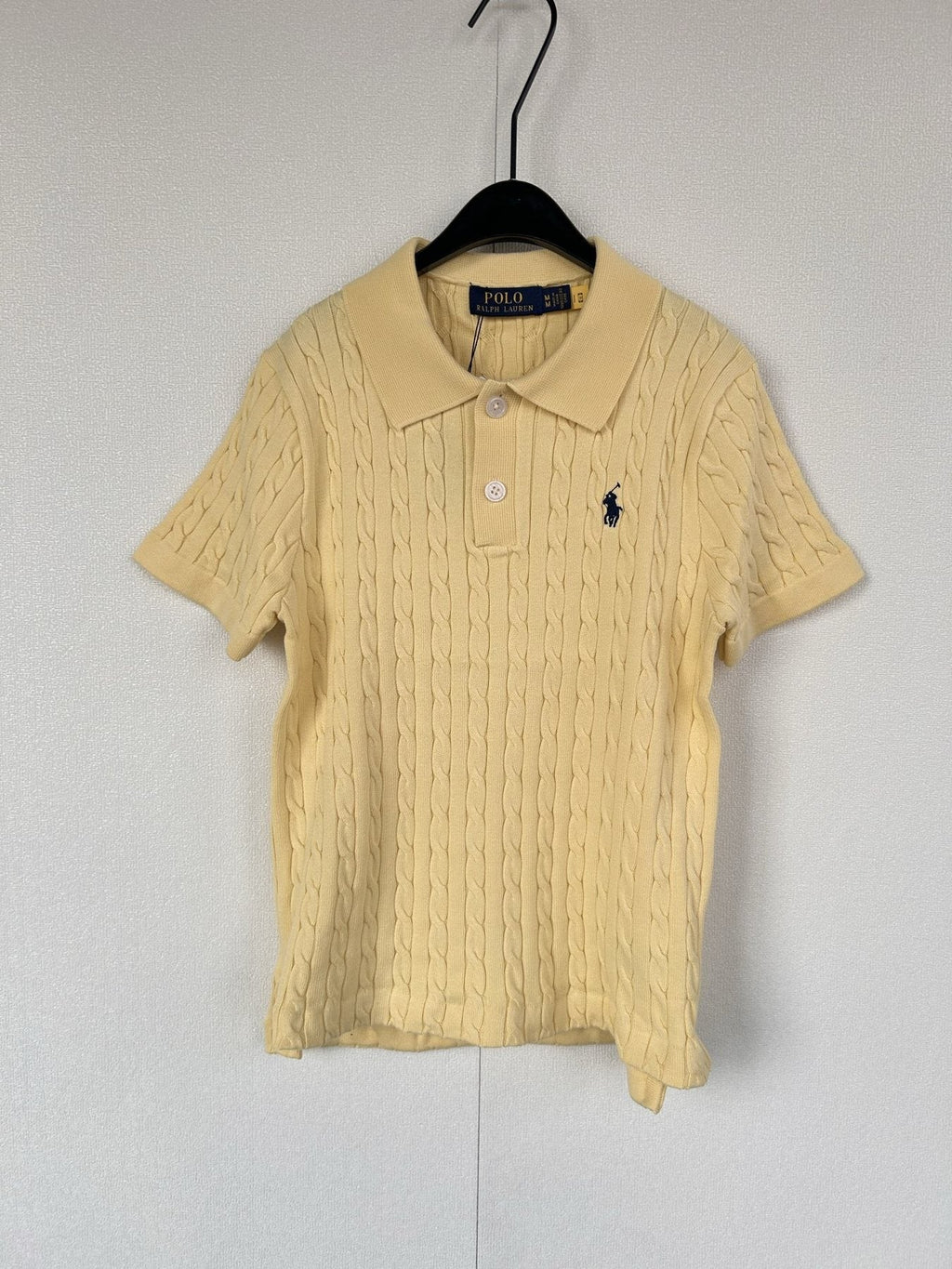 Ralph Lauren Women's Cable-Knit Short-Sleeve Polo Shirt