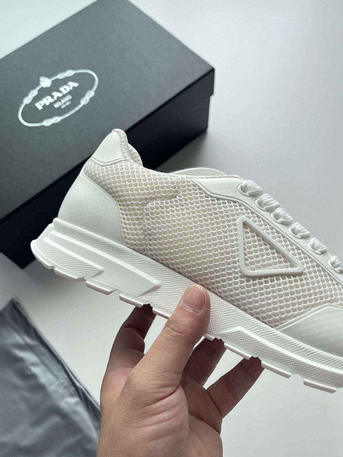 Prada Prax Mesh Sneakers