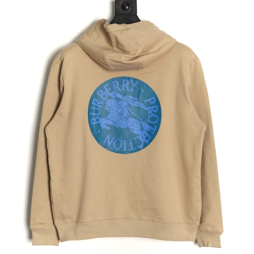 Burberry 25FW Horse Emblem Hoodie - Beige